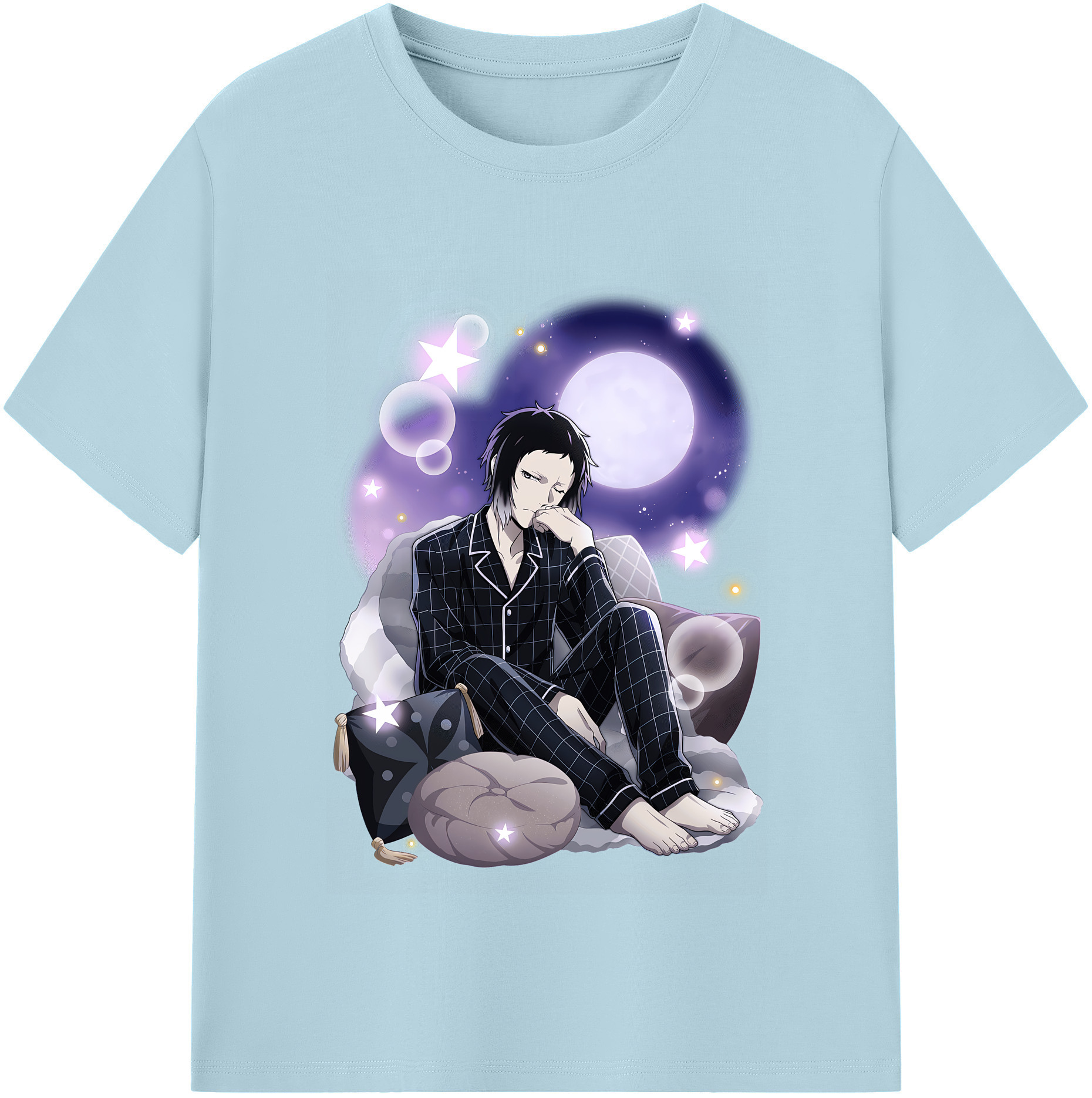 （画像用） 文豪ストレイドッグス Bungo Stray Dogs 綿100％半袖Tシャツ（フロントプリント）
